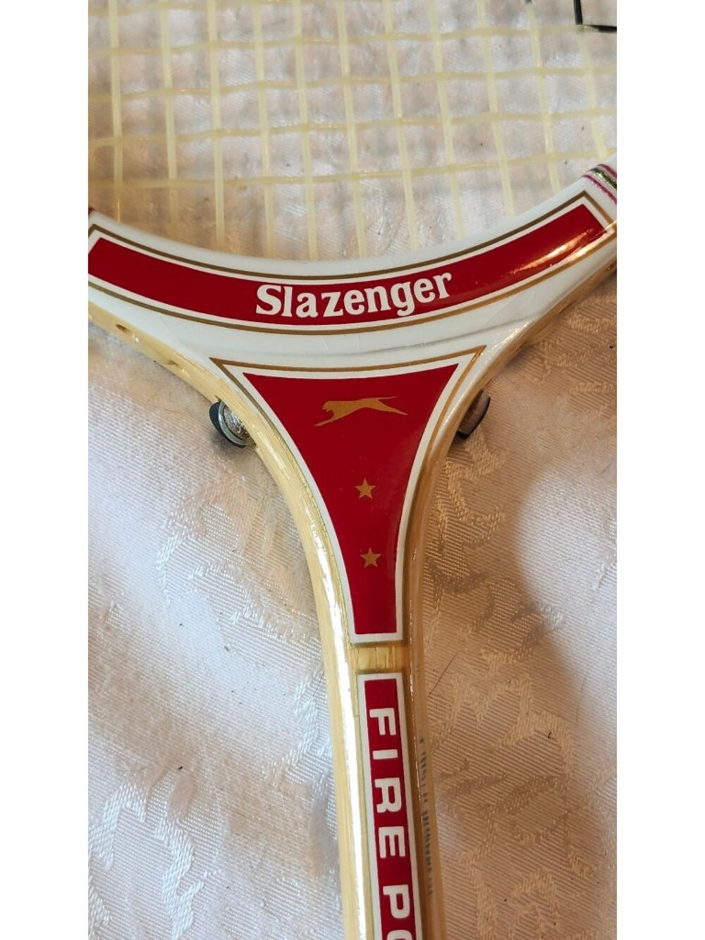 Slazenger Fire Power Laminated Bamboo Squash Racquet With Red Cover - Picture 7 of 8